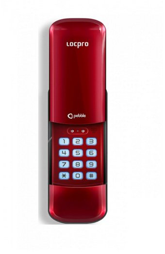 картинка Накладной электронный дверной замок LocPro C50R2 Series Red Digital Door Lock от магазина Строй Маркет