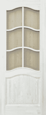 картинка Межкомнатные двери Белоруссия модель 7 из сосны (стекло) от магазина Строй Маркет
