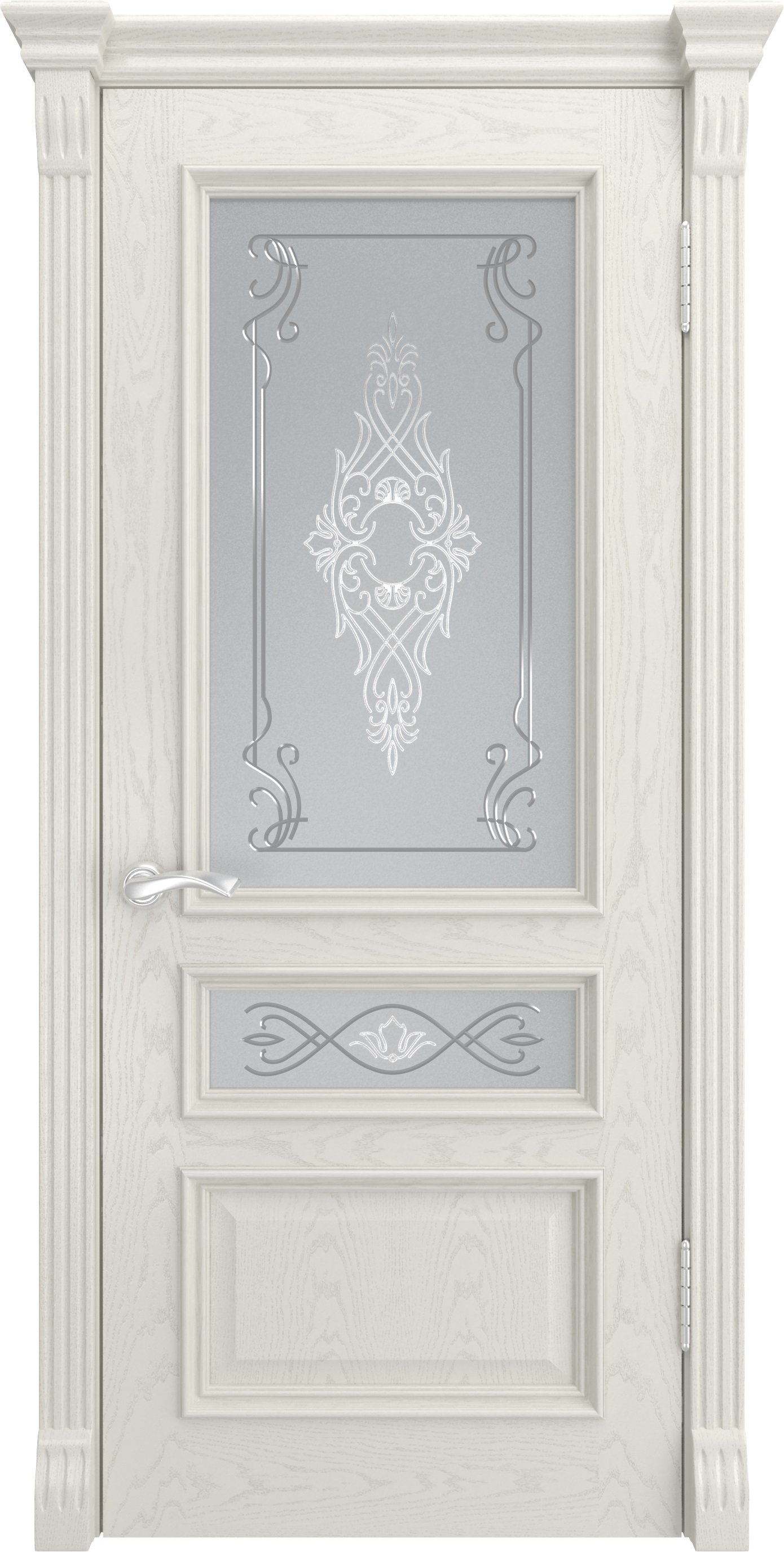 картинка Двери Люксор Гера-2 багет (стекло) от магазина Строй Маркет