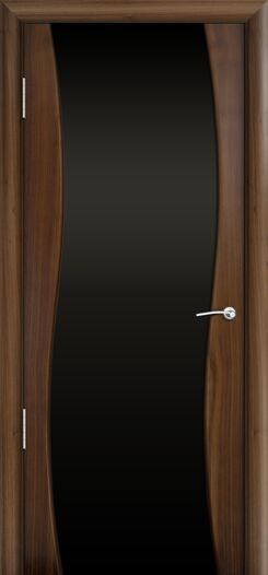 картинка Двери Milyana Omega (стекло черное) от магазина Строй Маркет