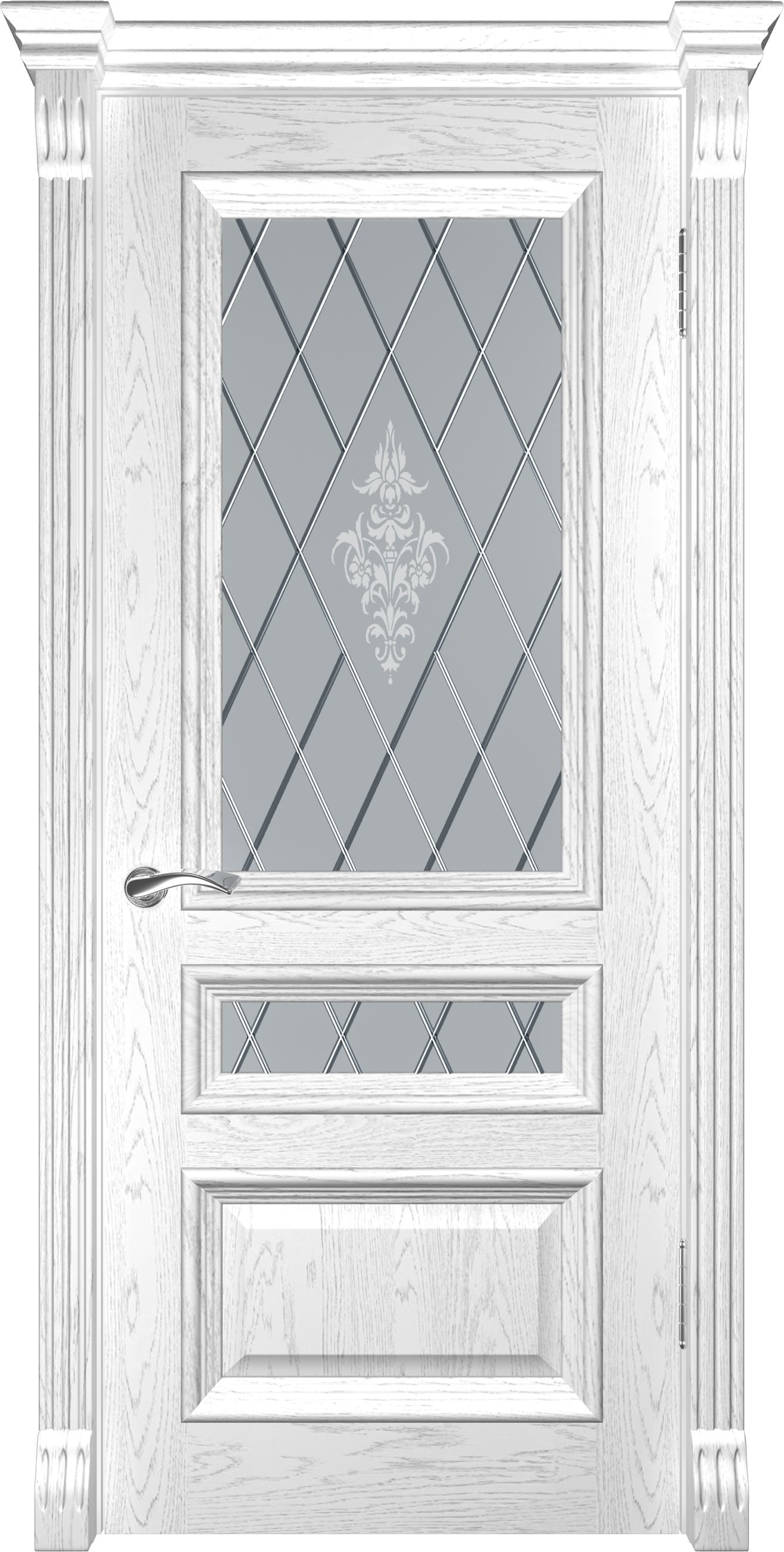 картинка Двери Люксор Фараон 2 багет (стекло) от магазина Строй Маркет