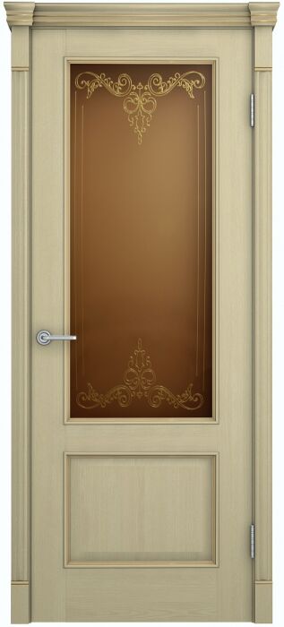 картинка Межкомнатные двери Verda шпон серии Шервуд (стекло) от магазина Строй Маркет