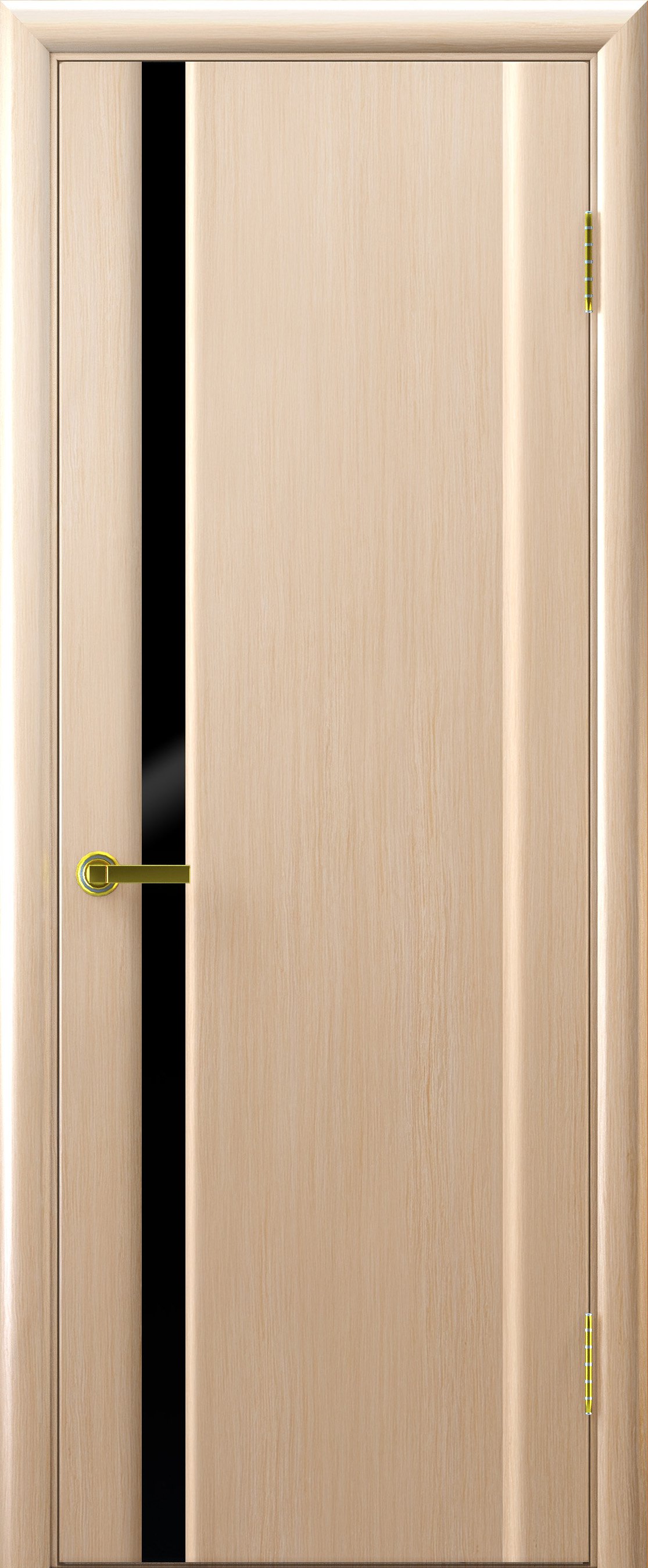 картинка Двери Люксор Синай 1 (черное стекло) от магазина Строй Маркет